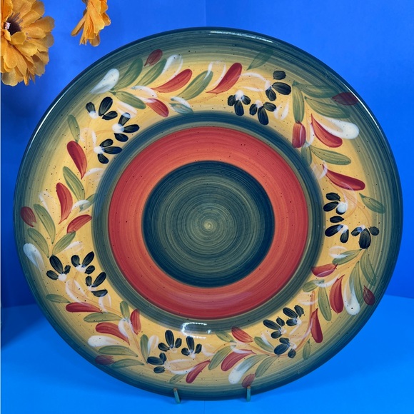 Tabletops Gallery La Province (Set Of 3 Salad Plates) Hand Painted 8.5”Diameter - Picture 6 of 15
